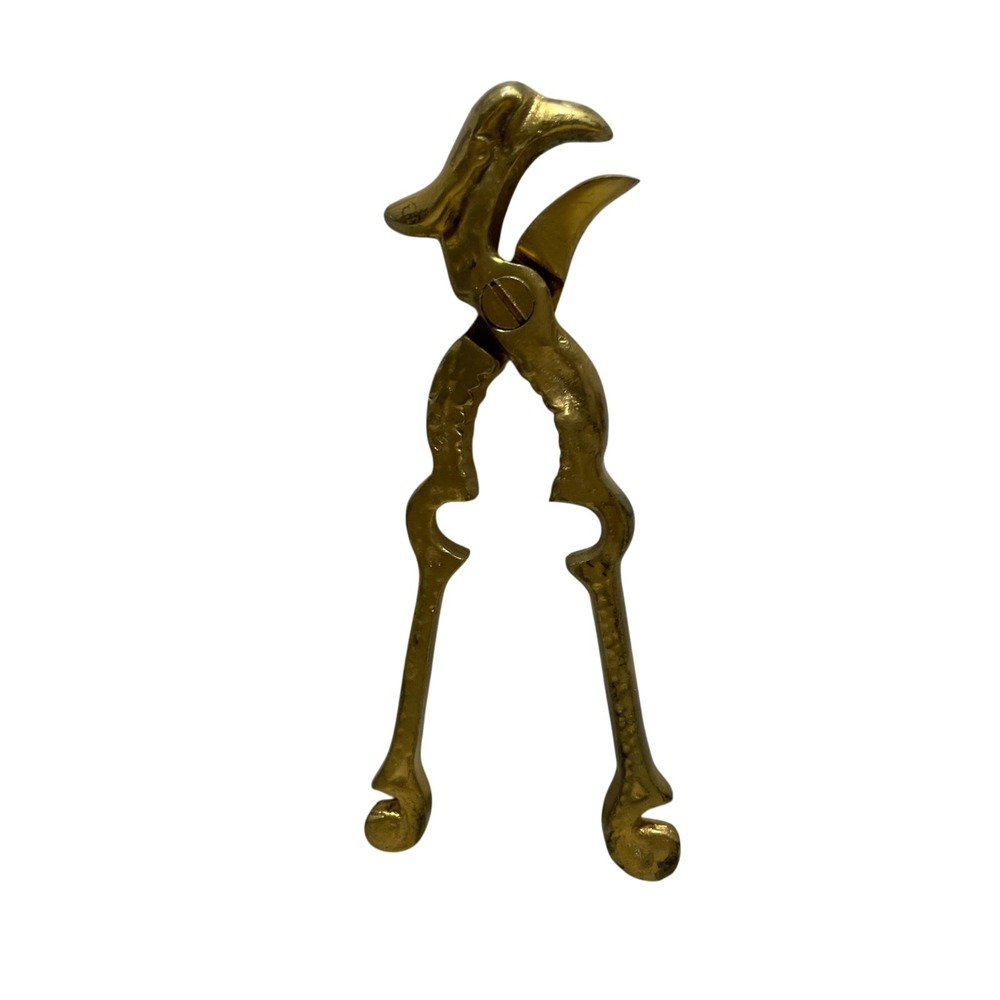 Vintage Solid Brass‎ Nutcracker Bird Featured
